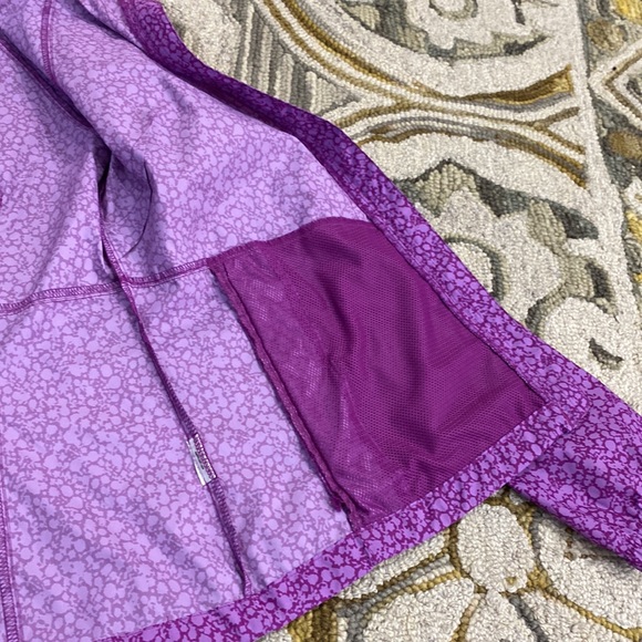 💕 Columbia pink purple rain jacket hooded windbreaker sz Medium nwot 💕 - Picture 11 of 14